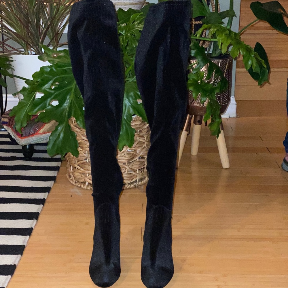 ALDO Tenesha Velvet Over The Knee Boots NWB